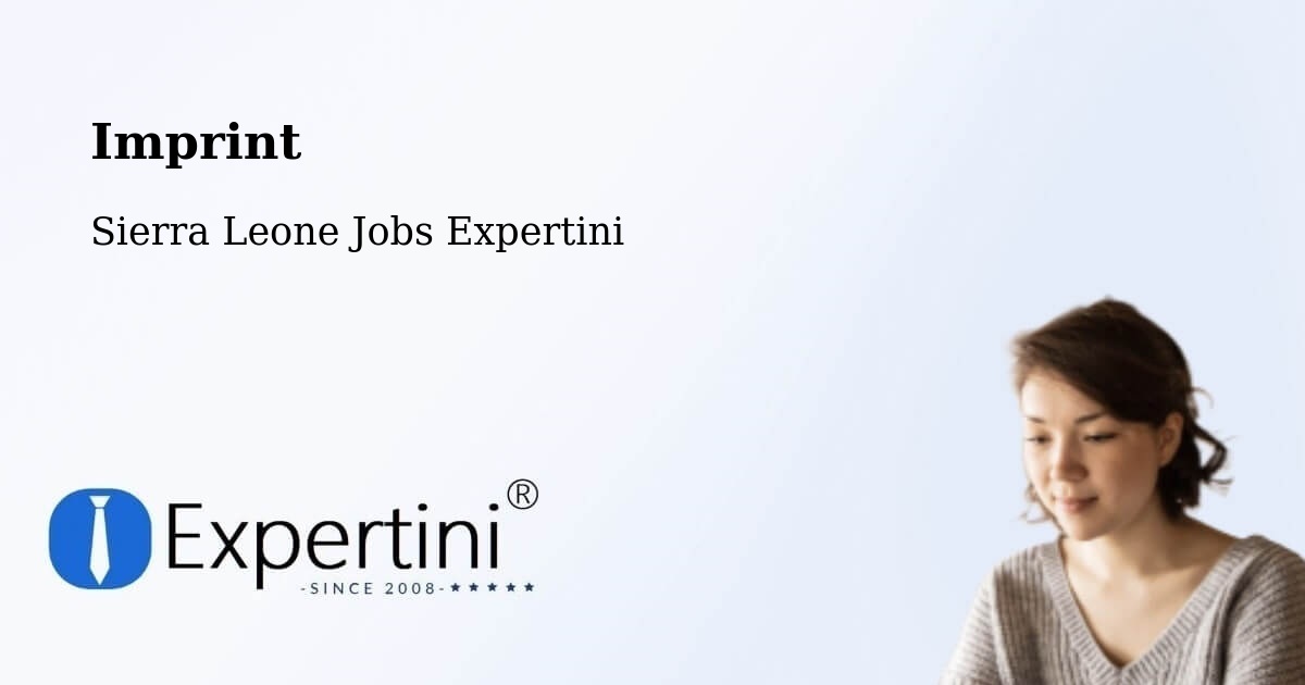 Imprint – Largo - Sierra Leone Jobs Expertini