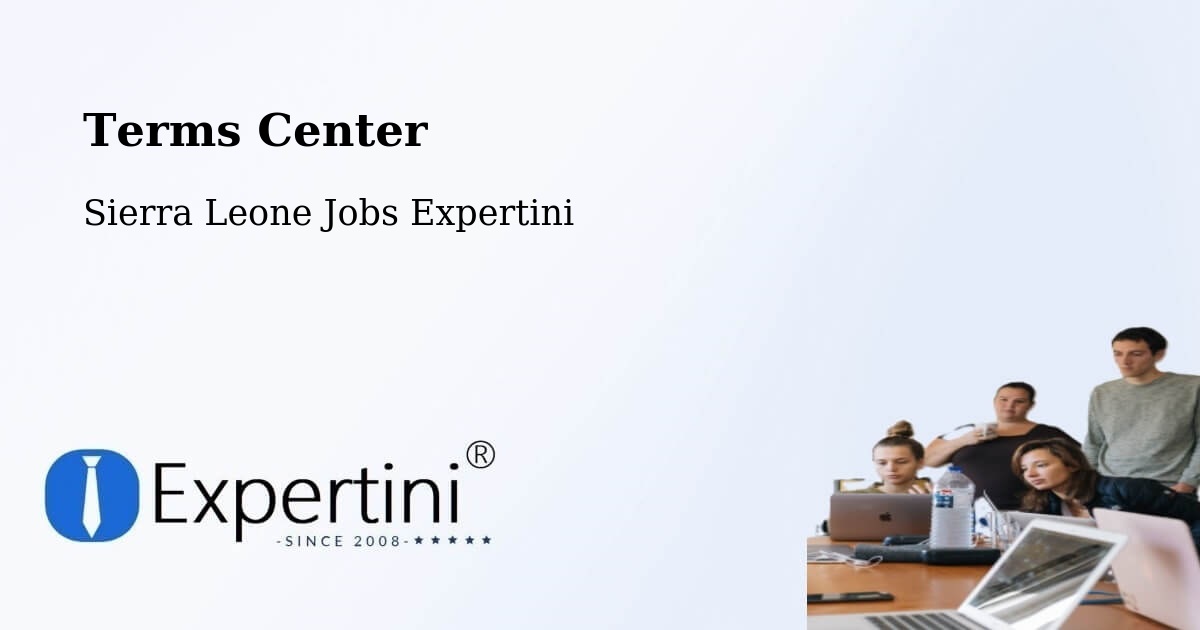 Terms of Service – Largo - Sierra Leone Jobs Expertini